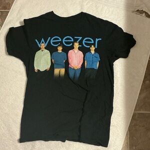 Black Graphic weezer Tee - Men’s Casual Shirt